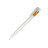 Ручка шариковая KIKI EcoLine SAFE TOUCH, пластик (белый, оранжевый)